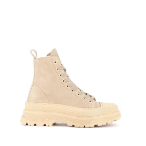 Osmose Shoes Baskets | Boots - Bottines-BASKET JORDA DAIM BEIGE