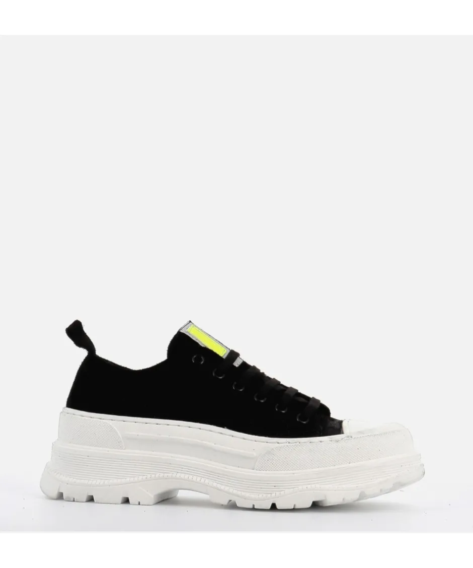 Osmose Shoes Baskets-BASKET REGINA DAIM NOIR