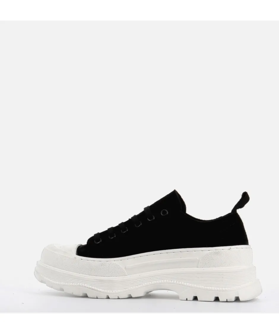 Osmose Shoes Baskets-BASKET REGINA DAIM NOIR