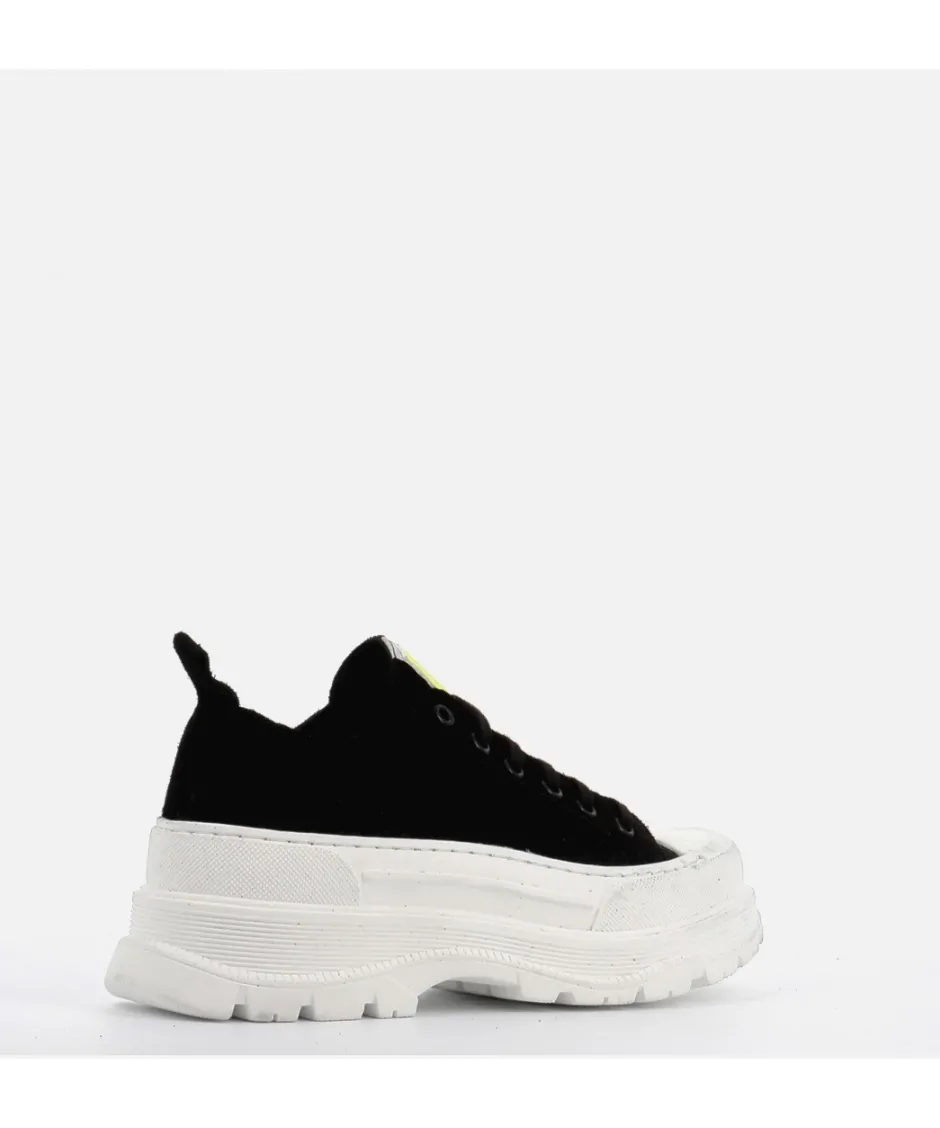 Osmose Shoes Baskets-BASKET REGINA DAIM NOIR