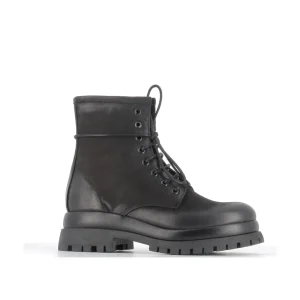 Osmose Shoes Bikers | Boots - Bottines-BIKER DRAMA CUIR NOIR