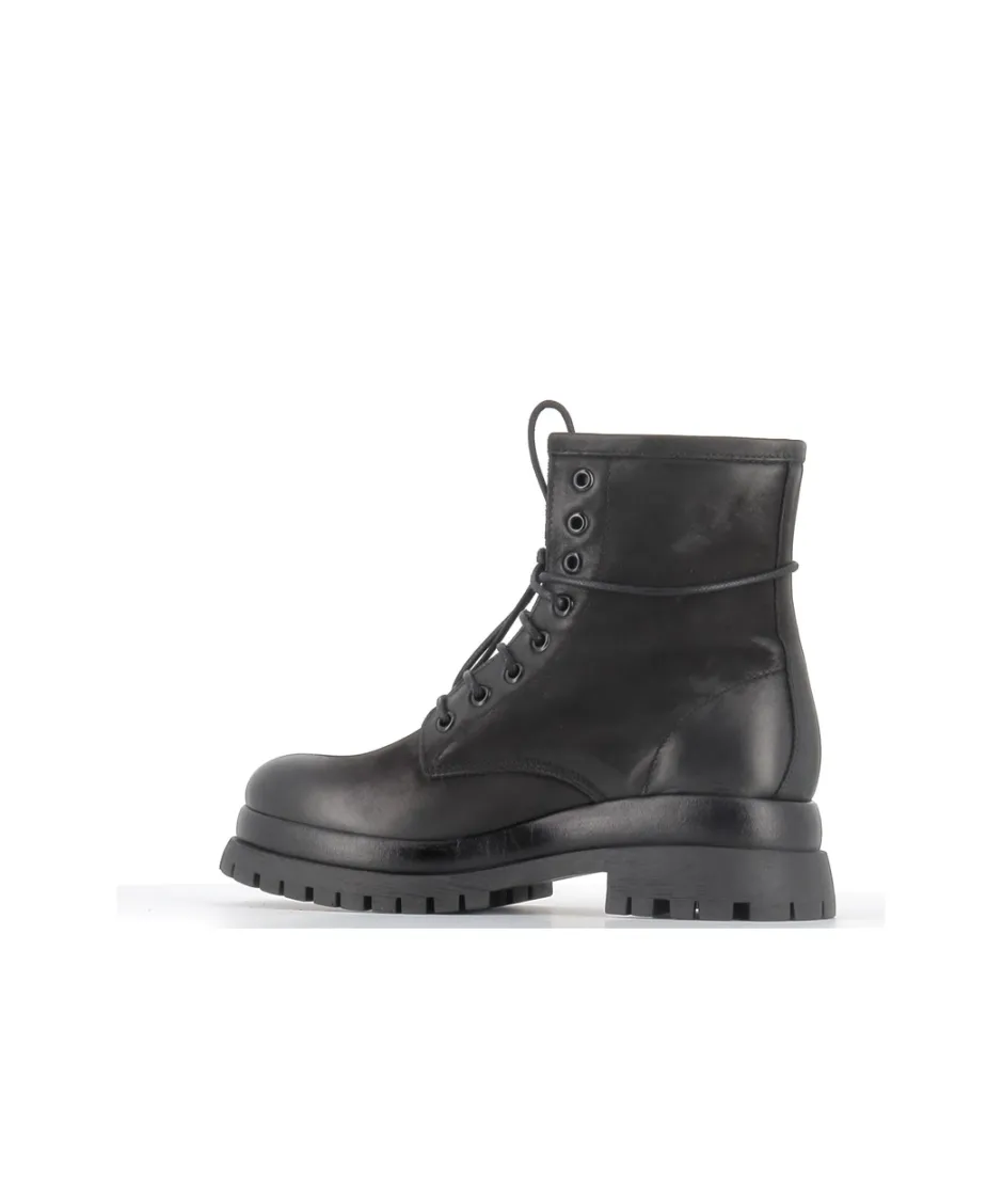 Osmose Shoes Bikers | Boots - Bottines-BIKER DRAMA CUIR NOIR
