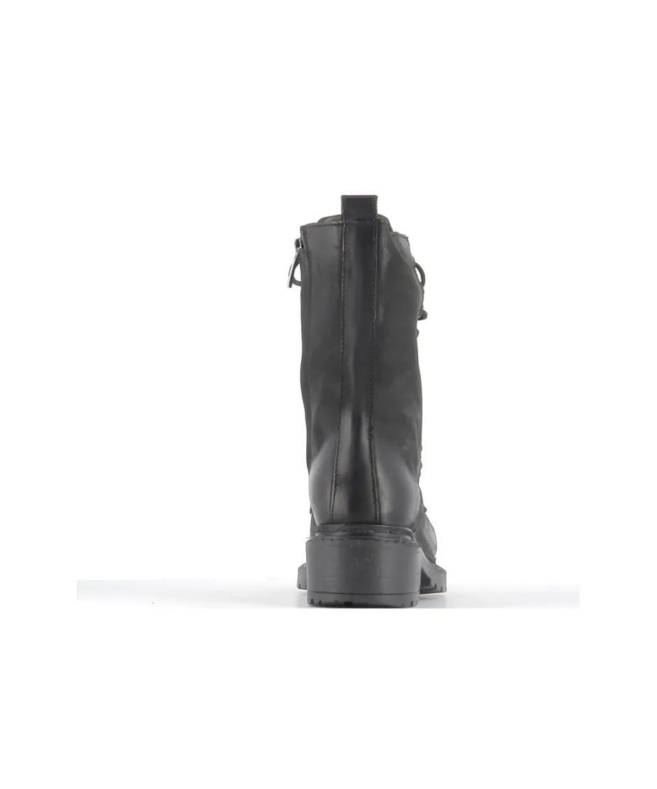 Osmose Shoes Bikers | Boots - Bottines-BIKER PATRAS CUIR NOIR