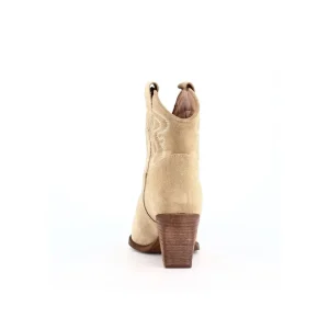 Osmose Shoes Tiags | Boots - Bottines-BOOTS SANTIAG INDIA DAIM BEIGE