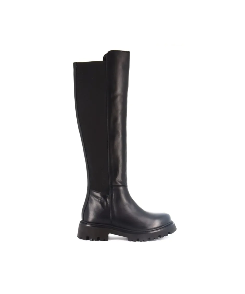 Osmose Shoes Bikers | Bottes-BOTTE CHELSEA CUIR NOIR