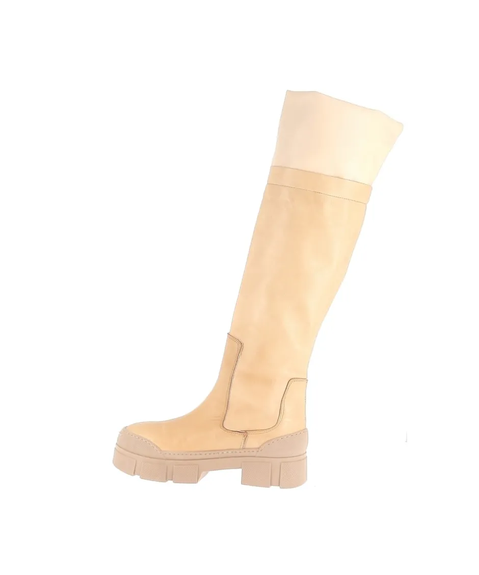 Osmose Shoes Bottes-BOTTE HERMAN CUIR CAMEL