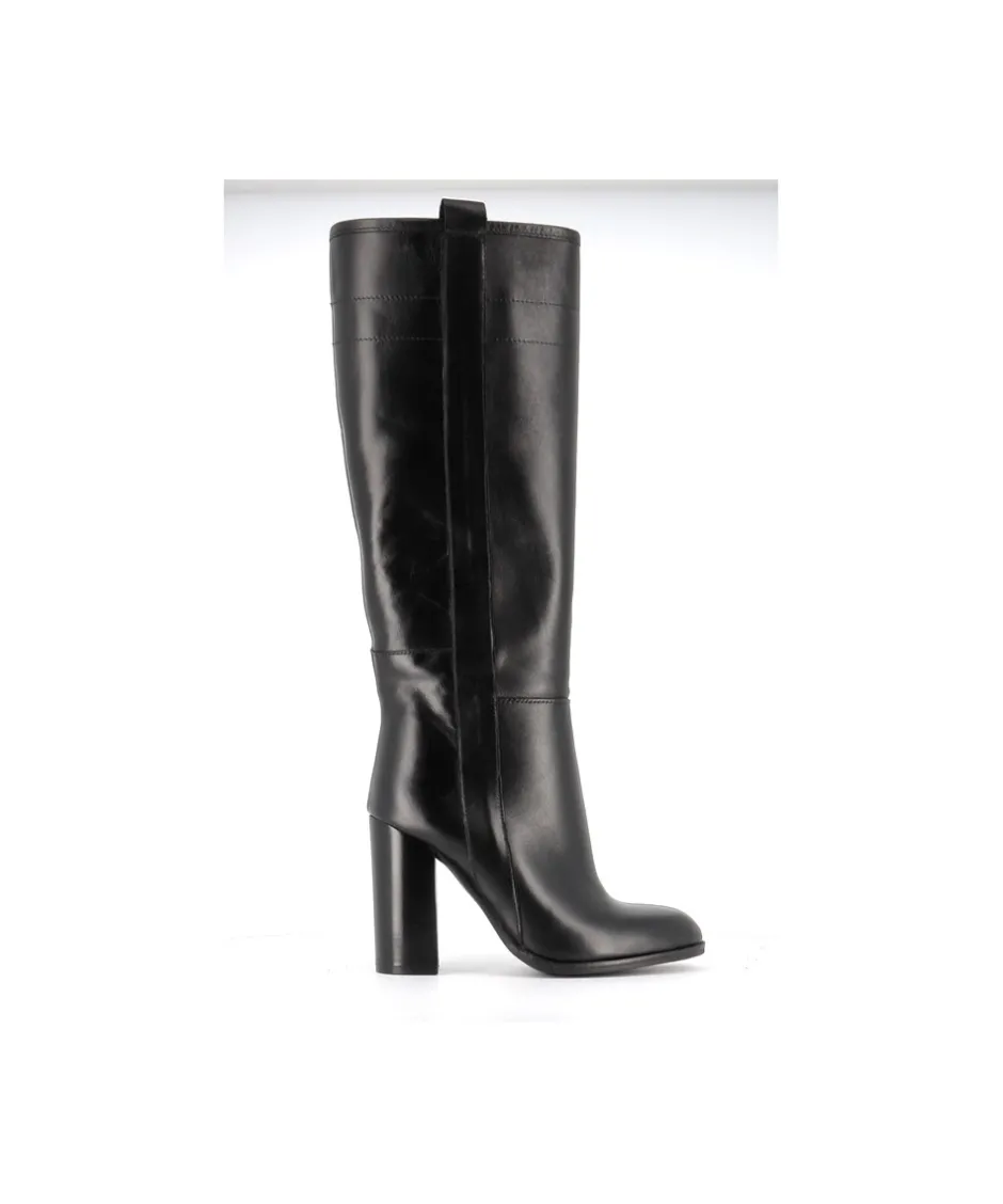 Osmose Shoes Bottes-BOTTE LISA CUIR NOIR