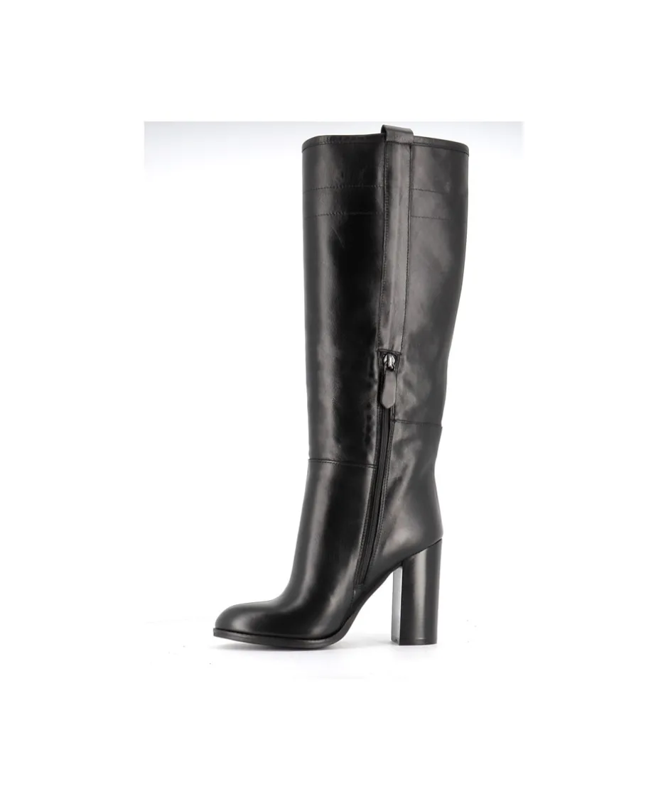 Osmose Shoes Bottes-BOTTE LISA CUIR NOIR