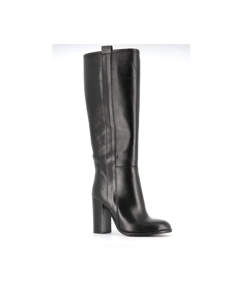 Osmose Shoes Bottes-BOTTE LISA CUIR NOIR