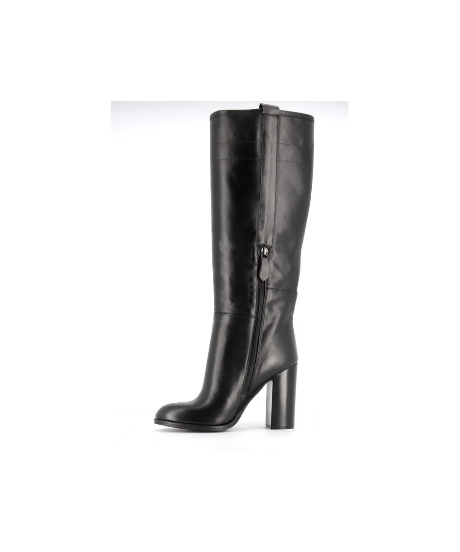 Osmose Shoes Bottes-BOTTE LISA CUIR NOIR