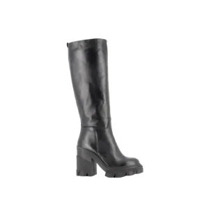 Osmose Shoes Bottes-BOTTE MALEK CUIR NOIR