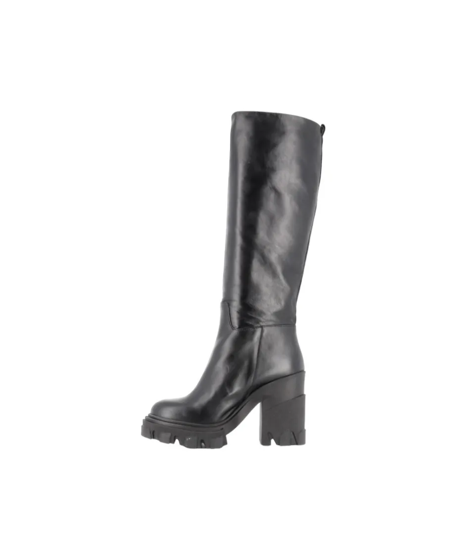 Osmose Shoes Bottes-BOTTE MALEK CUIR NOIR