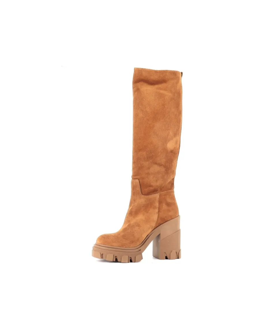 Osmose Shoes Bottes-BOTTE MALEK DAIM CAMEL