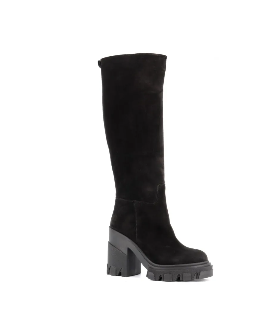 Osmose Shoes Bottes-BOTTE MALEK DAIM NOIR