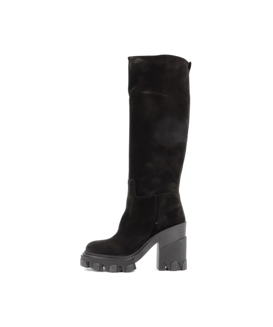 Osmose Shoes Bottes-BOTTE MALEK DAIM NOIR