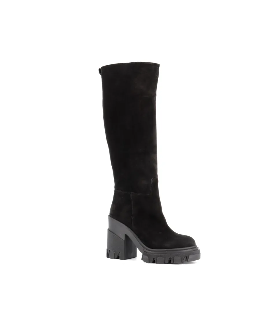 Osmose Shoes Bottes-BOTTE MALEK DAIM NOIR