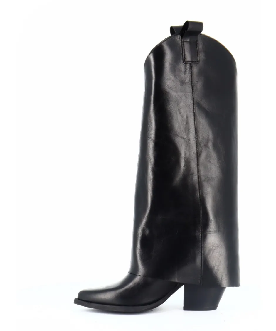 Osmose Shoes Bottes-BOTTE NATA CUIR NOIR