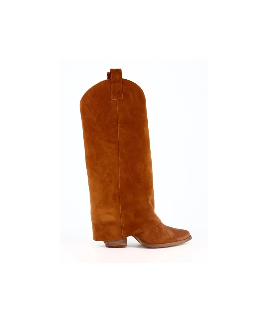 Osmose Shoes Bottes-BOTTE NATA DAIM CAMEL