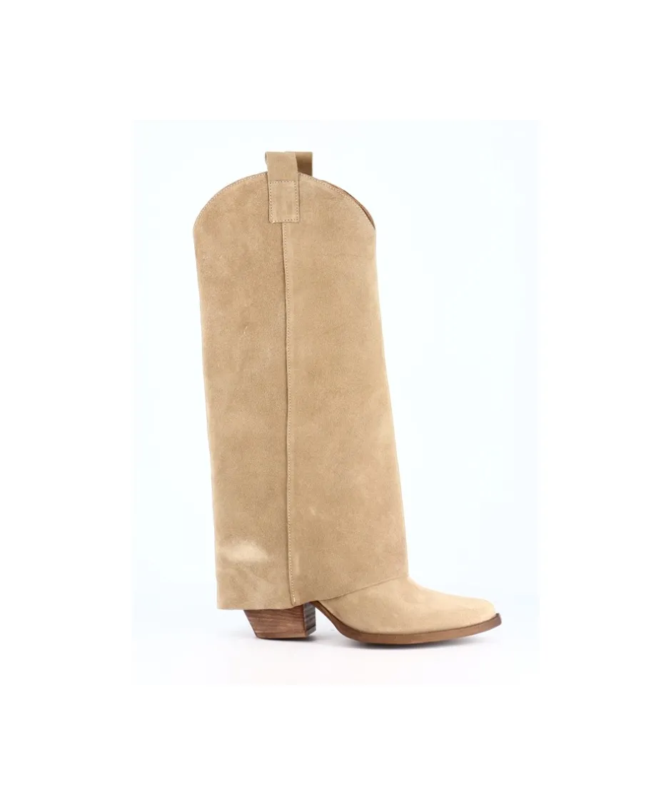 Osmose Shoes Bottes-BOTTE NATA DAIM TAUPE