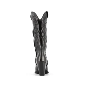 Osmose Shoes Tiags | Boots - Bottines-BOTTE SANTIAG TEX CUIR NOIR