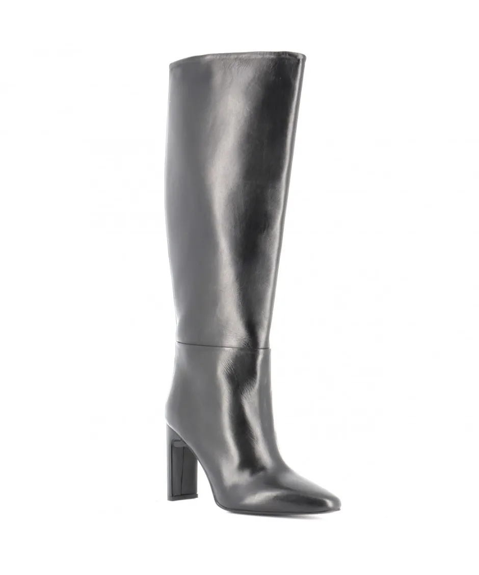 Osmose Shoes Bottes-BOTTE VALERY CUIR NOIR