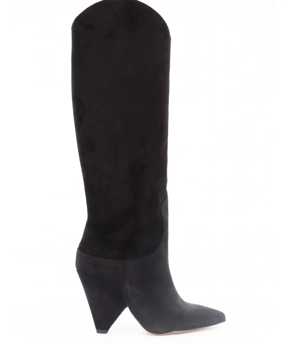 Osmose Shoes Bottes-BOTTE WARDA DAIM NOIR