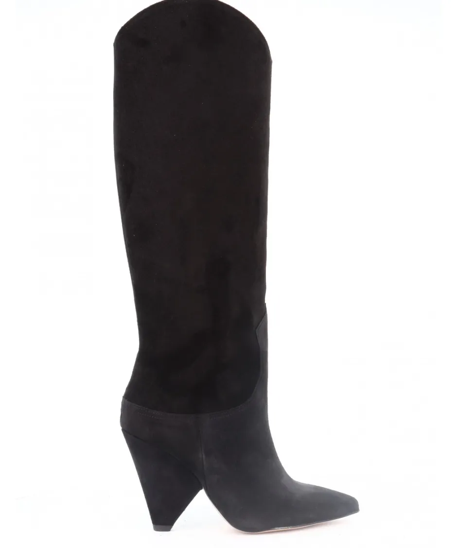 Osmose Shoes Bottes-BOTTE WARDA DAIM NOIR