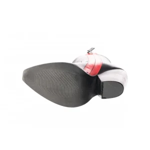 Osmose Shoes Boots - Bottines-Bottine Cuir Noir à Bande Rouge