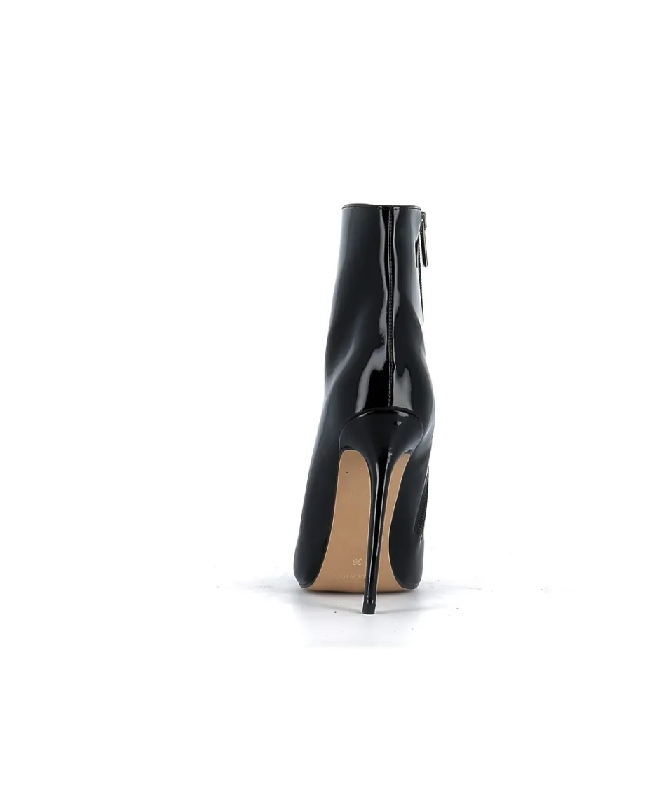 Osmose Shoes Boots - Bottines-BOTTINE GLORIA VERNIS NOIR