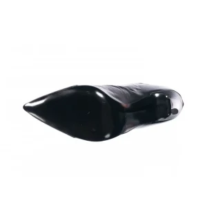 Osmose Shoes Boots - Bottines-Bottine Jaira : Cuir Noir Cloutée à talon aiguille