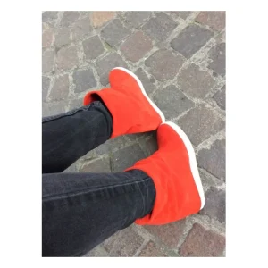 Osmose Shoes Boots - Bottines-Bottine Jamy: Daim Rouge Compensée