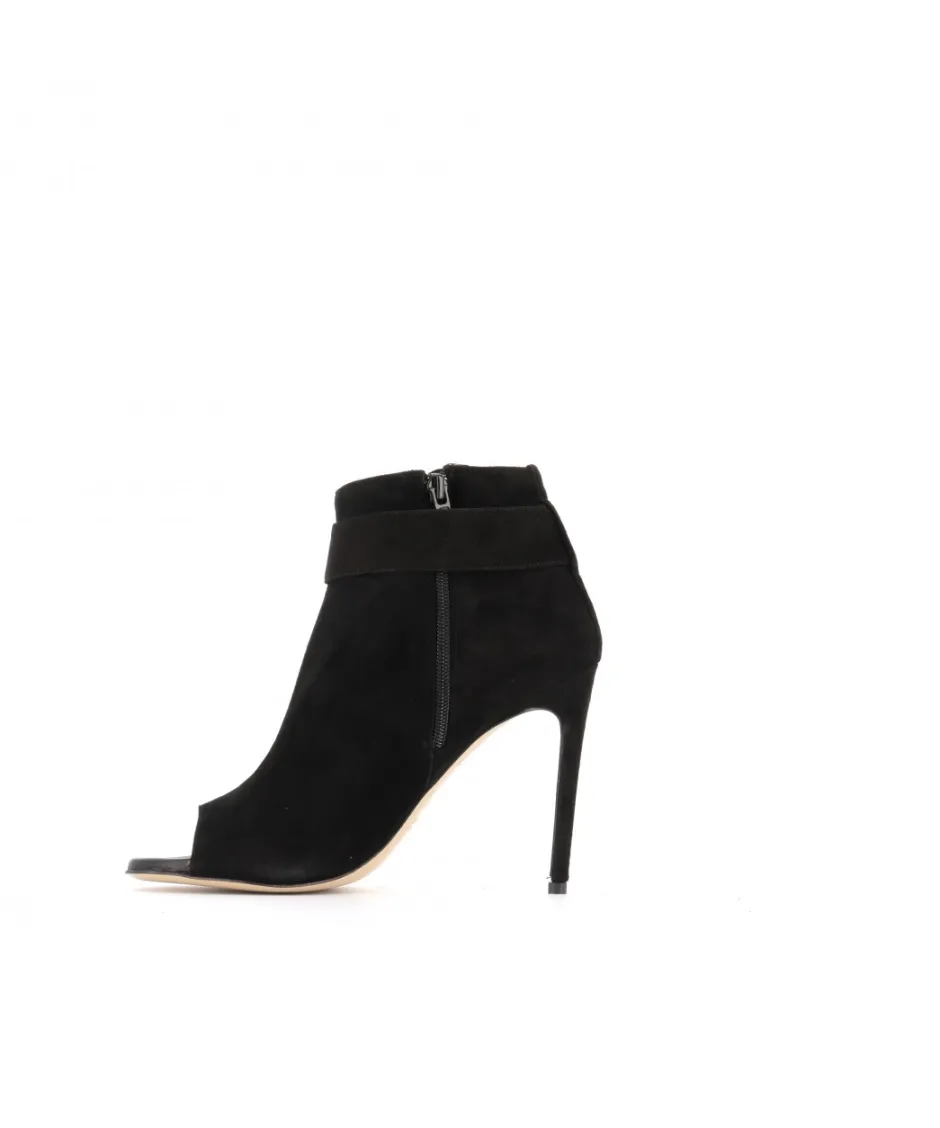 Osmose Shoes Boots - Bottines-BOTTINE NADIA DAIM NOIR