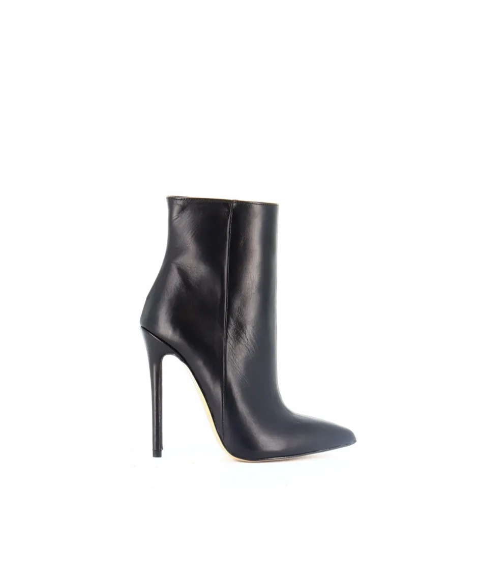 Osmose Shoes Boots - Bottines-BOTTINE NELLY CUIR NOIR
