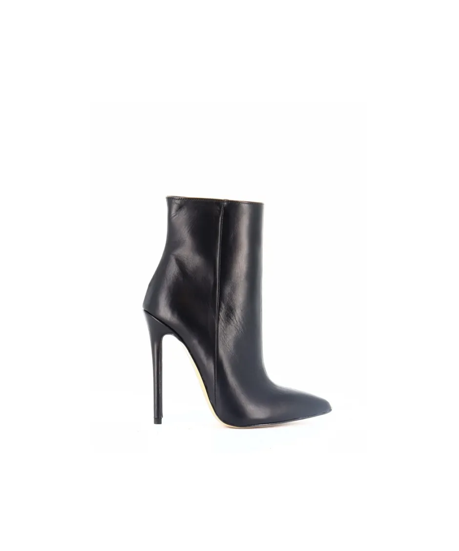 Osmose Shoes Boots - Bottines-BOTTINE NELLY CUIR NOIR