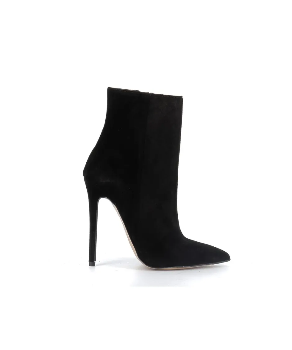 Osmose Shoes Boots - Bottines-BOTTINE NELLY DAIM NOIR