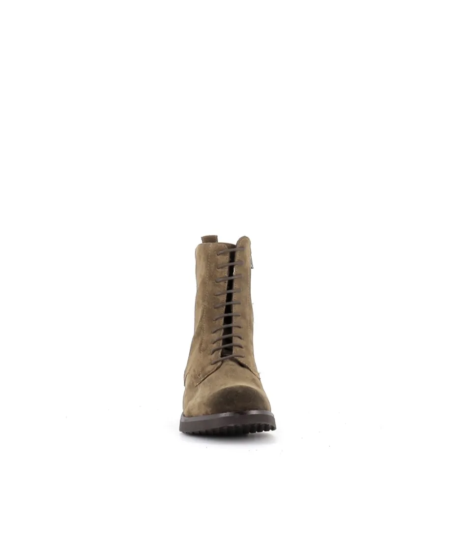 Osmose Shoes Boots - Bottines-BOTTINE R5 DAIM KAKI