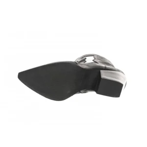 Osmose Shoes Tiags-Bottine western Cuir Noir & Blanc