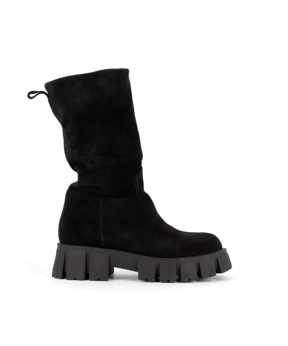 Osmose Shoes Boots - Bottines | Bottes-BOTTINE YOMA DAIM NOIR