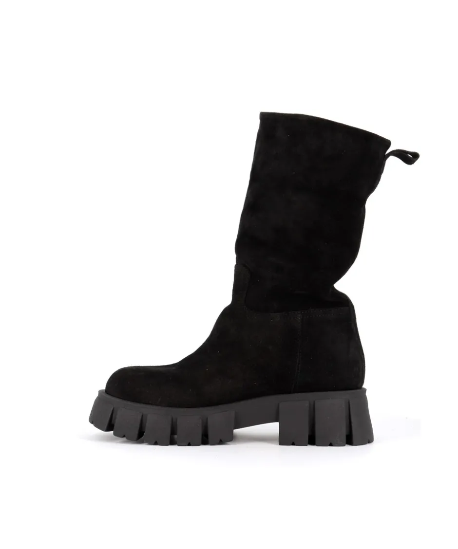 Osmose Shoes Boots - Bottines | Bottes-BOTTINE YOMA DAIM NOIR
