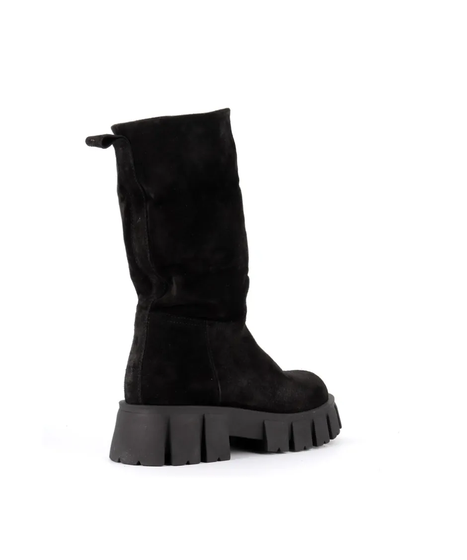 Osmose Shoes Boots - Bottines | Bottes-BOTTINE YOMA DAIM NOIR