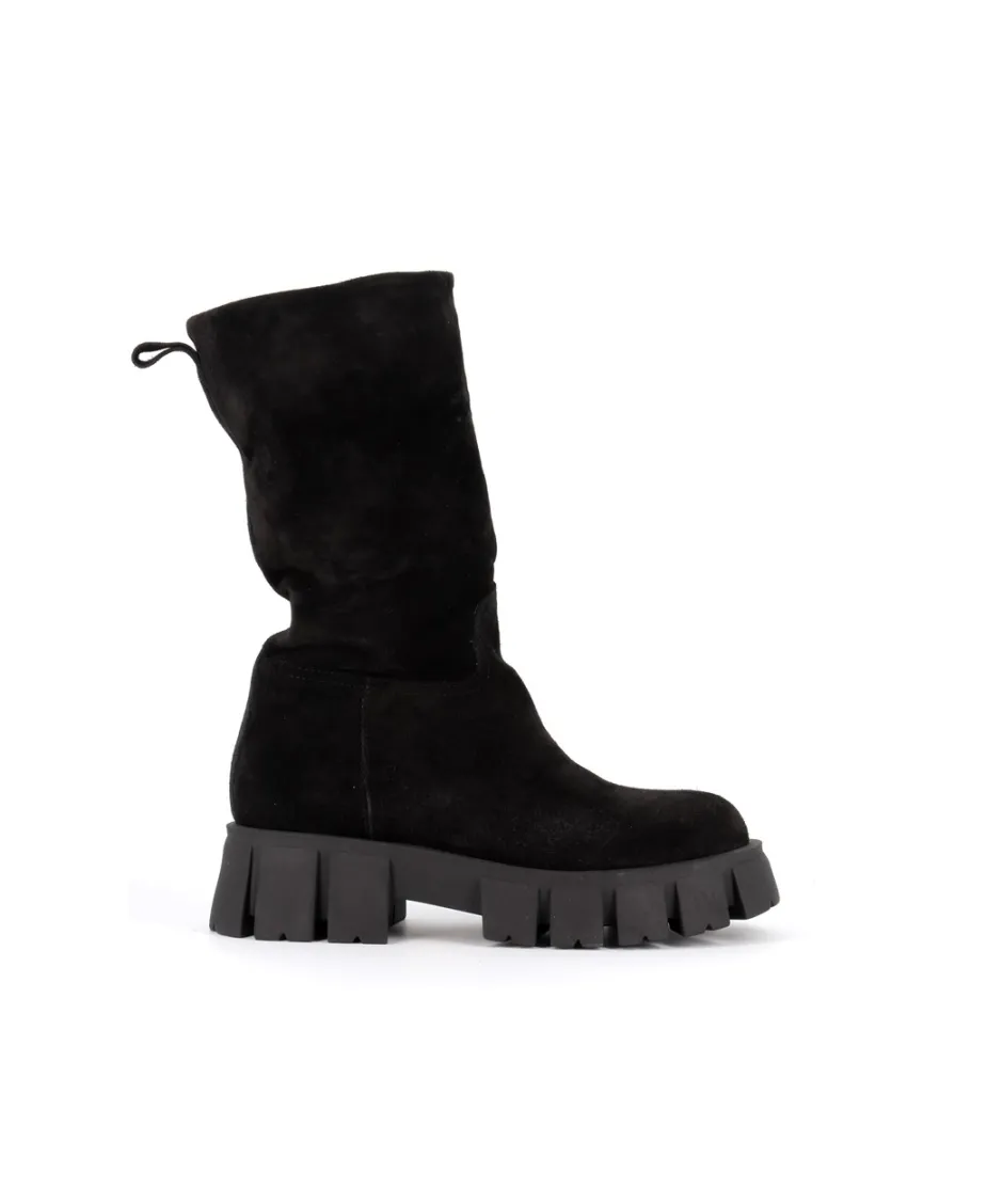 Osmose Shoes Boots - Bottines | Bottes-BOTTINE YOMA DAIM NOIR