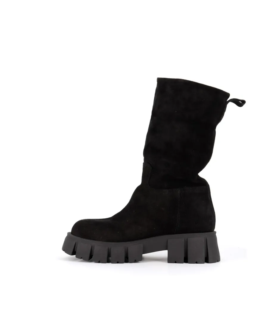 Osmose Shoes Boots - Bottines | Bottes-BOTTINE YOMA DAIM NOIR