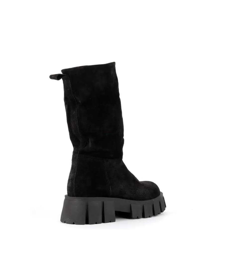 Osmose Shoes Boots - Bottines | Bottes-BOTTINE YOMA DAIM NOIR