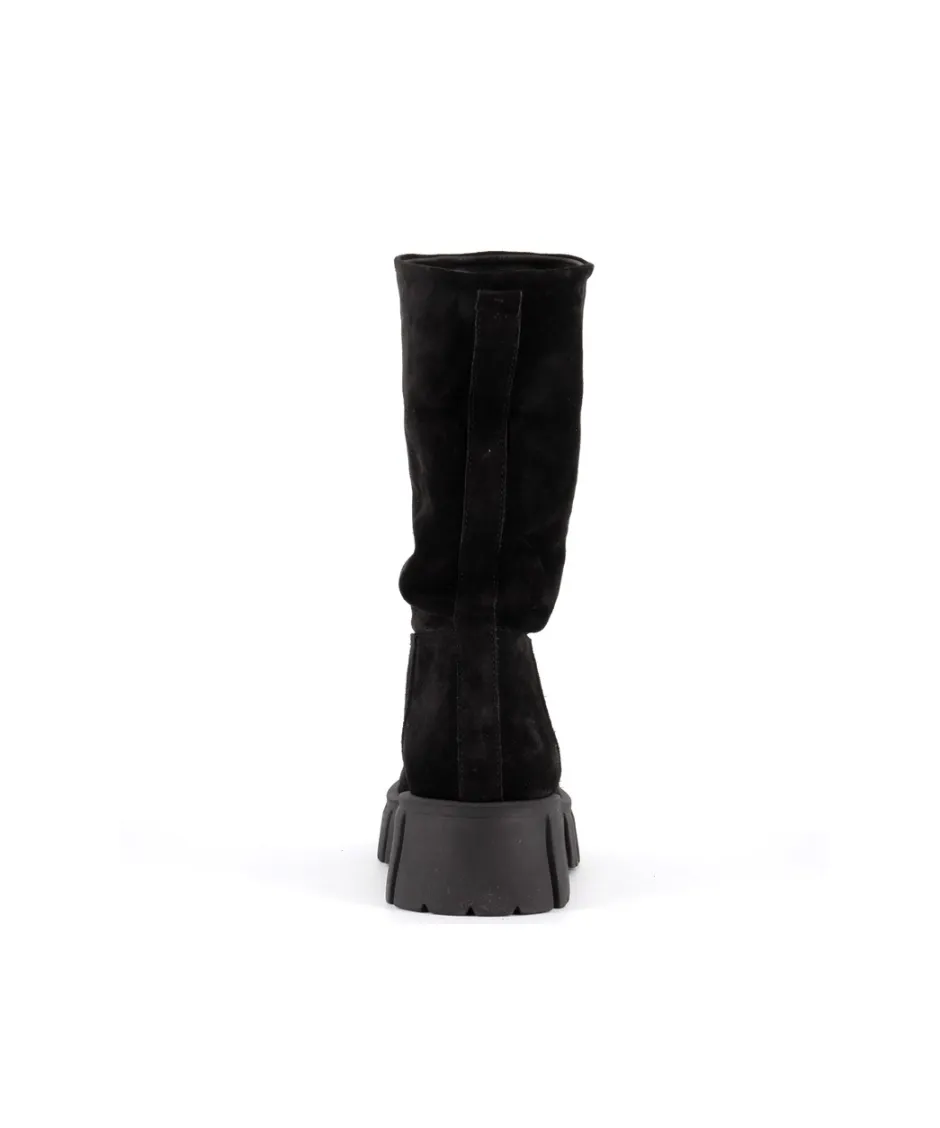 Osmose Shoes Boots - Bottines | Bottes-BOTTINE YOMA DAIM NOIR