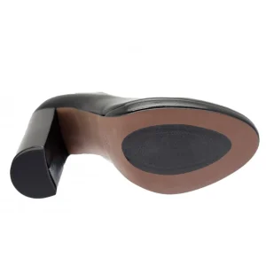 Osmose Shoes Escarpins-Escarpin Anne : Verni Noir à Talon Carré