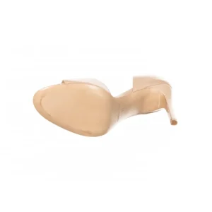 Osmose Shoes Escarpins | Sandales & Nu-Pieds-Escarpin Diane:  Cuir Nude à Talon Aiguille