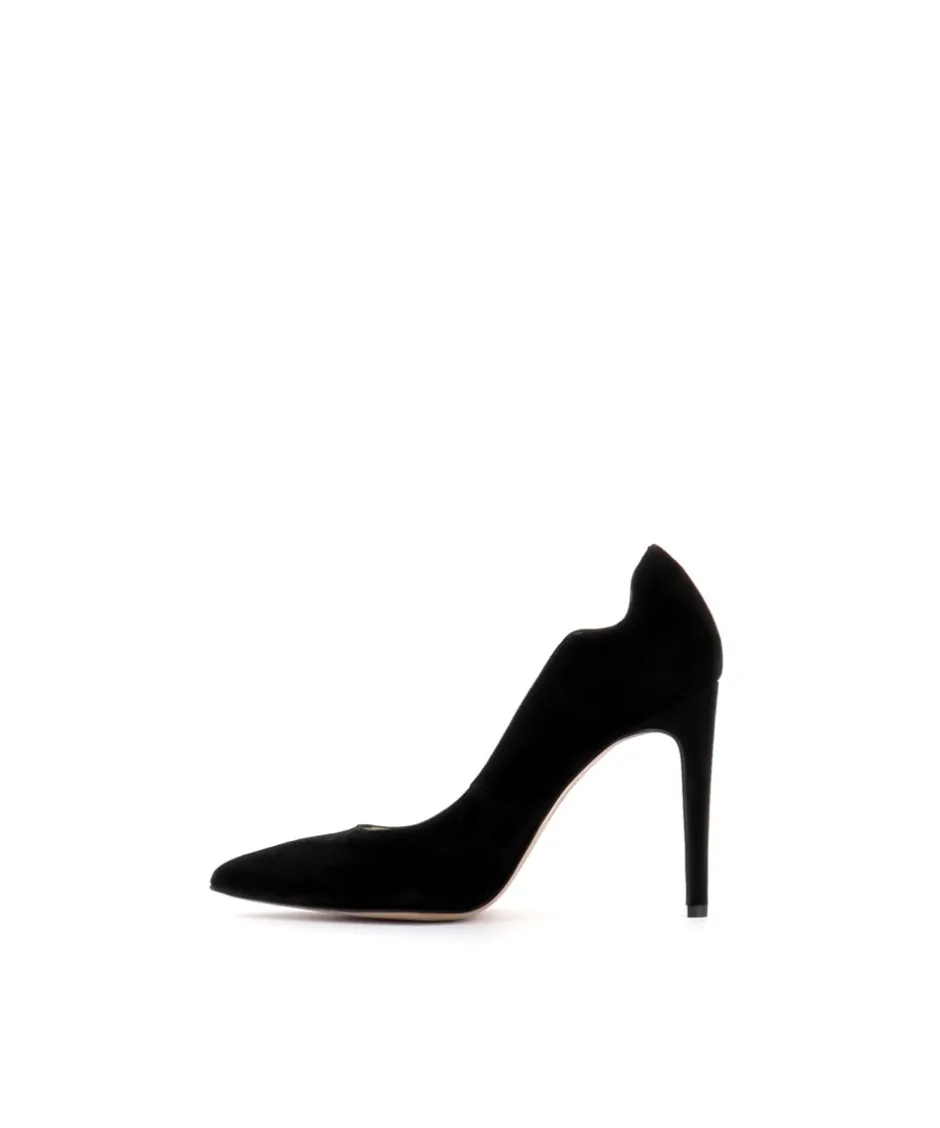 Osmose Shoes Escarpins-ESCARPIN EDEN DAIM NOIR