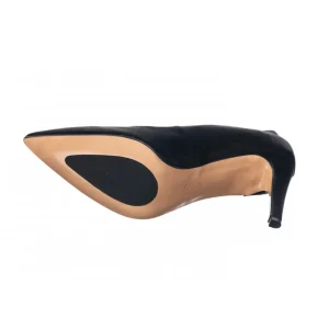 Osmose Shoes Escarpins-Escarpin Edenya : Daim Noir à Talon