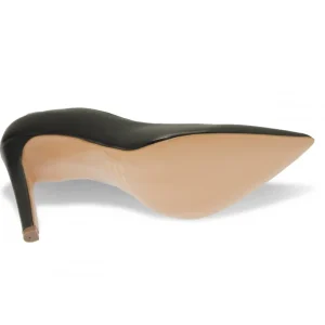 Osmose Shoes Escarpins-Escarpin Lucie : Cuir Noir à Talon