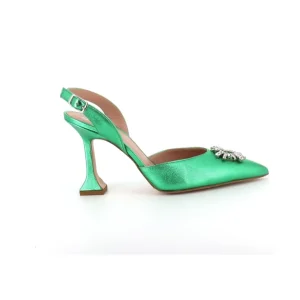 Osmose Shoes Escarpins-ESCARPIN MIMI CUIR VERT